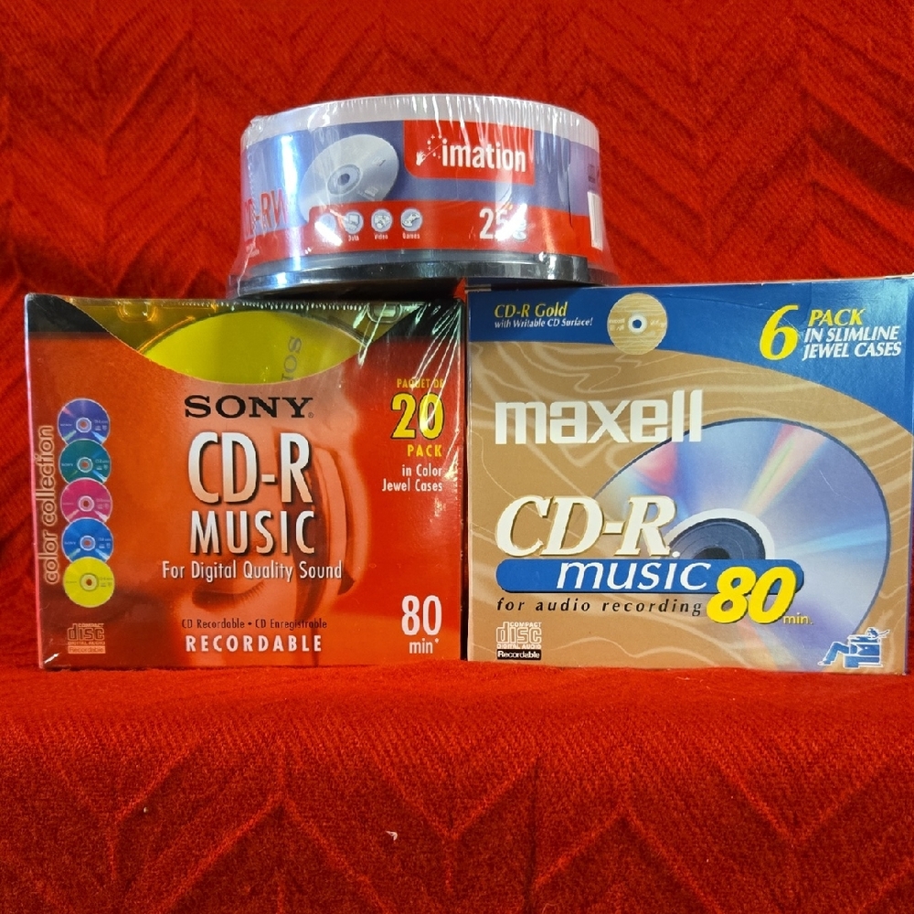 Sony CD-R Music 80 Min Recordable Discs - 20 Pack